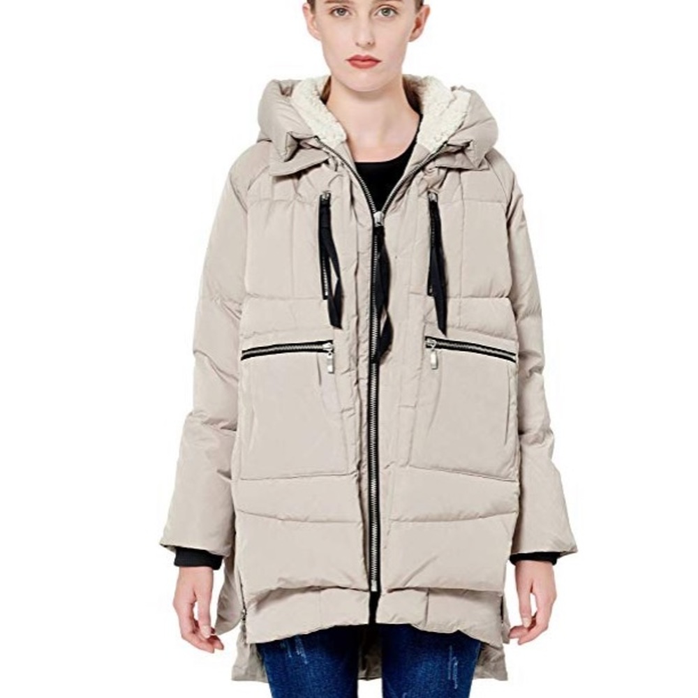 “The Amazon Coat’ Down Jacket Sherpa Hood Parka